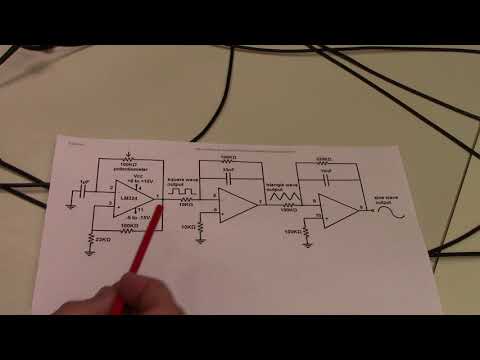 #61: Op amp oscillators, integrators, and waveforms