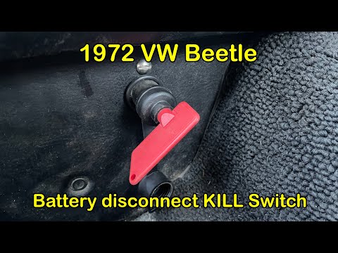 battery DISCONNECT KILL switch installation