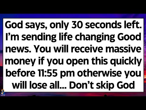 🧾God says, I am sending life-changing GOOD NEWS. You will receive huge blessings tonight at 11 PM..