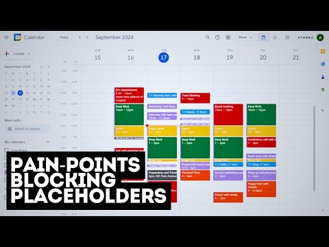 Athena: Calendar Management RolePlay
