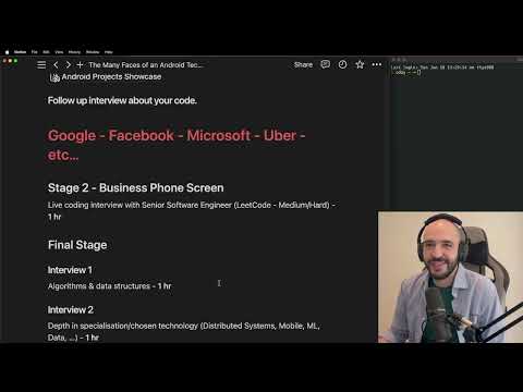 The Many Faces of an Android Technical Interview