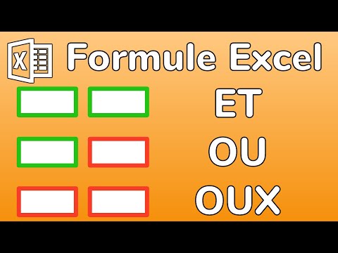 Excel - Formules ET OU OUX - Conditions complexes-  Docteur Excel