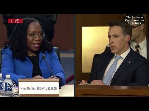 WATCH: Sen. Josh Hawley questions Jackson on child pornography sentencing
