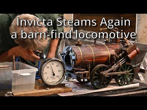 Invicta Steams Again… A barn-find locomotive at Peter’s Railway