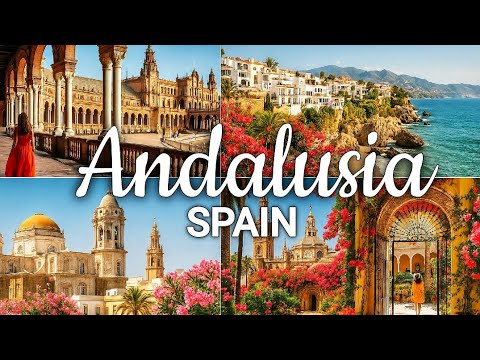 Spain 🇪🇦 Andalusia in 4K – Seville, Málaga, Granada, Cádiz, Marbella, Puerto Banús | Costa del Sol