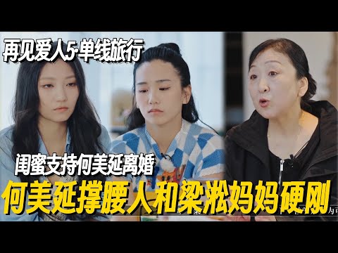 何美延撑腰人刘其和梁淞妈妈先吵起来了！认为梁淞妈妈说何美延不做家务是都定了她的价值！#再见爱人5 #再见爱人 #李施嬅 #倪萍 #车崇健