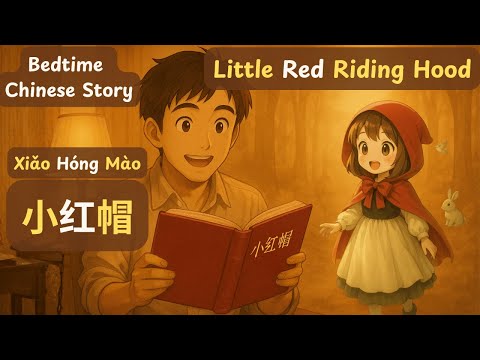 Bedtime Chinese Story: Little Red Riding Hood | 小红帽 | Xiǎo Hóng Mào | Chinese Podcast | HSK
