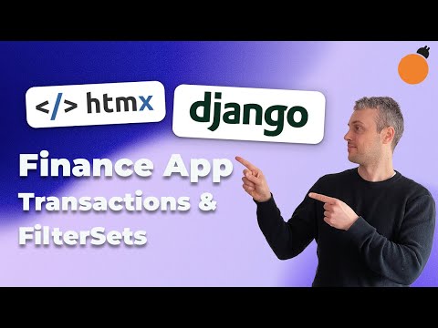 Django & HTMX App - Display Transactions | django-filter FilterSet