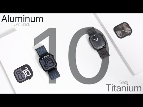 Apple Watch Series 10 - Aluminum and Titanium Unboxing and Comparison