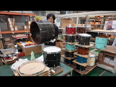 Amazing Process of Japanese Percussion Making: Japan's Top 5 Astonishing Craftsmanship Techniques.