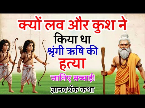 क्यों किया लव और कुश ने श्रृंगी ऋषि की हत्या! क्यों लगी लव कुश को ब्रम्ह हत्या।🔥 FaKT RAMAYANA