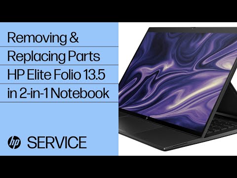 Removing & replacing parts for HP Elite Folio 13.5-in | HP Computer Service