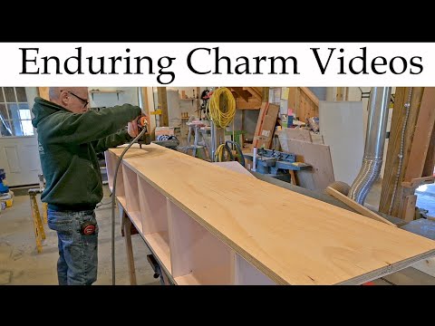 Built-In Shelving For A Bathroom