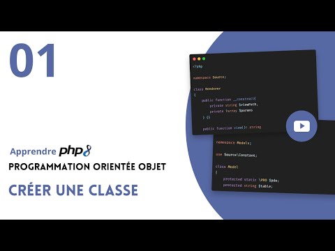 PHP 8 - Programmation Orientée Objet - #01 Créer une classe