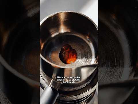 Backwards espresso brewing (The 9Barista)