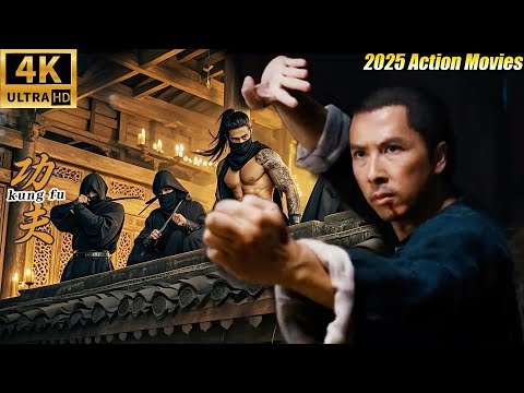 King of Kung Fu! Ten assassins ambush on the rafters to kill, but the young man kills them!