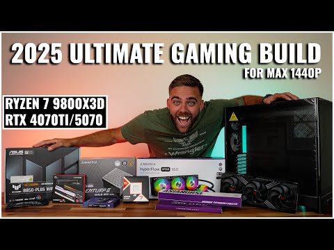 Building The Perfect 1440p Gaming PC For 2025 😮 | 9800X3D + RTX 4070ti / RTX 5070
