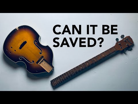 I found a rare bass guitar from the 60s in the trash. Can it be saved?