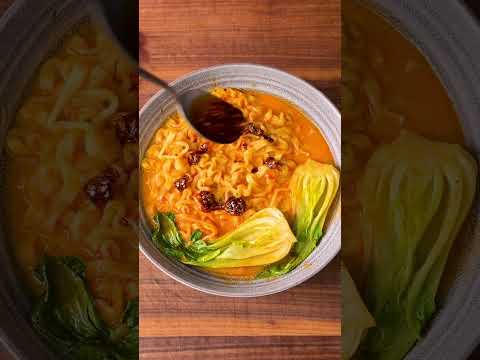 Buldak Ramen with Smoked Brisket