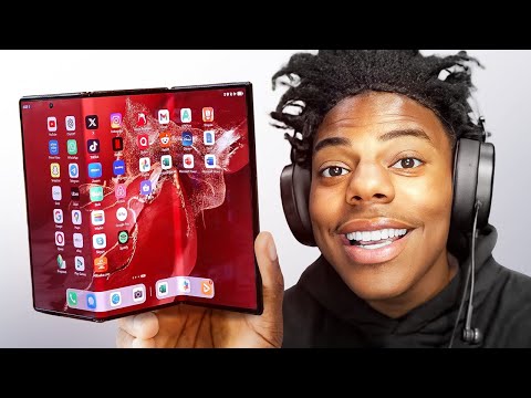 iShowSpeed Reviews The Huawei Mate XT Ultimate Design