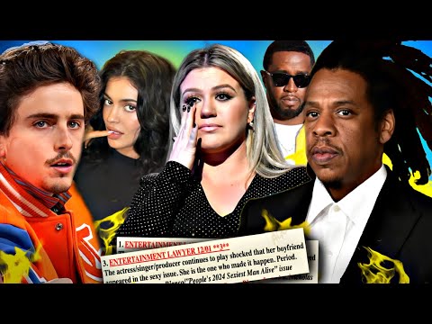 TIMOTHÉE CHALAMET is USING KYLIE JENNER, KELLY CLARKSON in BIG TROUBLE, JAY-Z is DOWN with DIDDY