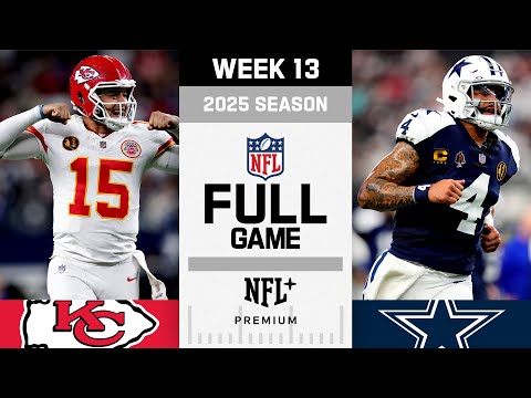 Epic Thanksgiving Game! Kansas City Chiefs vs. Dallas Cowboys FULL GAME | NFL 2025 Season Week 13