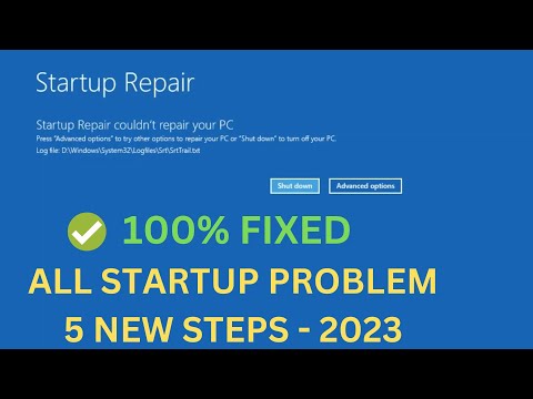 ✅How To Fix Startup Repair Couldn’t Repair Your PC In Windows 10/11(5 New Methods 2024) Boot Issue