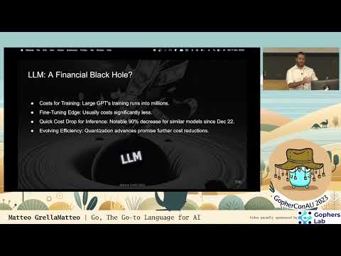 06. Matteo Grella - The Go-to Language for AI: Opportunities and Challenges | GopherConAU 2023