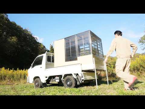 [DIY Tiny House] Testing an Unfinished Zen Kei Truck. Forest Camping.