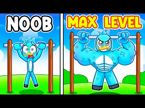 MAX LEVEL Strength in Roblox Pull Up Simulator!