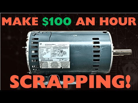How to Scrap a Copper Motor In TEN Minutes!!