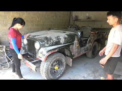 Full Videos: Legendary JEEP USA Stayed in A Warehouse For 20 Years - Restoring A Military JEEP