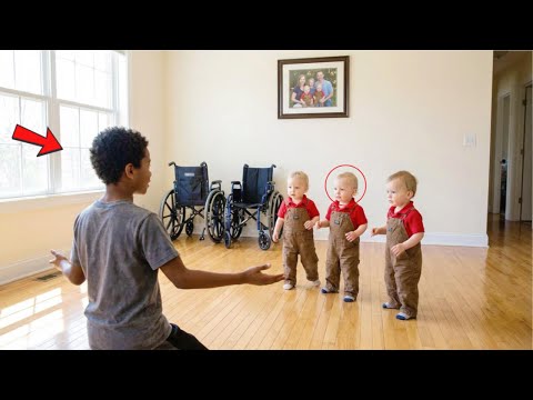 Un Niño Pobre Cambió el Destino de los Trillizos Paralizados de un Millonario