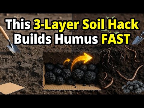 No Compost: I Layered Cardboard, Biochar & Clay to Build Living Soil