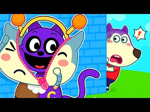Catnap Disguises As Wolfoo To Fool Friends?! 😱 | Wolfoo and Friends!