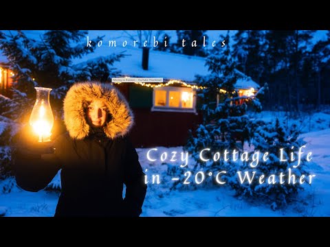 How I Stay Cozy in -20°C: Winter Life in an Old Cottage | Slow Living, Silent Vlog #7