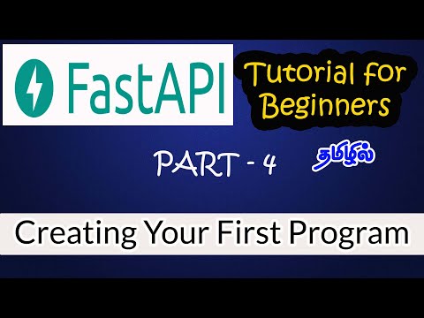 #4 |Creating Your First Program | FastAPI Tutorial in Tamil | Zero to Hero| Santra Techspot