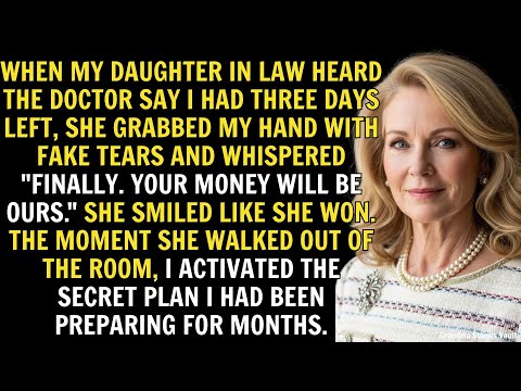 My DiL Faked Tears When The Doctor Said I Had 3 Days Left.My Hidden Camera Caught What She Did After