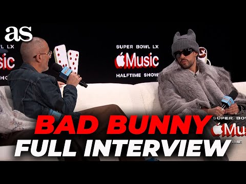 BAD BUNNY FULL INTERVIEW before SUPER BOWL HALFTIME SHOW | SUPER BOWL LX