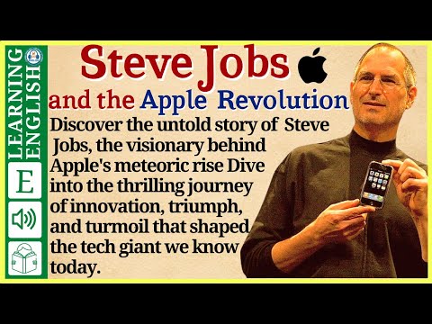 Learn English through Story ⭐ Level 3 – Steve Jobs – Graded Reader | WooEnglish