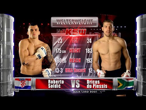 KSW Free Fight: Roberto Soldic vs. Dricus Du Plessis 2