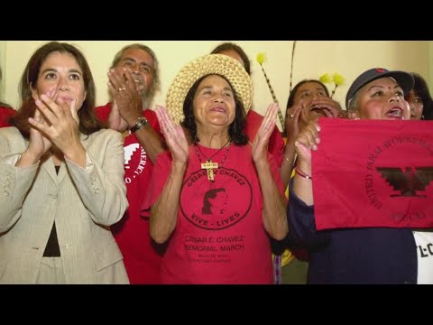 Dolores Huerta discusses allegations against Cesar Chavez