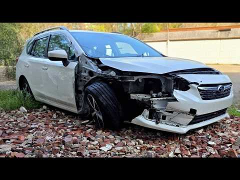 SUBARU IMPREZA 2023 CRASH, WRECKED PILLAR and FIREWAll ! FULL REBUILD!