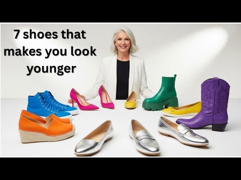 7 trendy shoes that makes women look younger at 60 or older