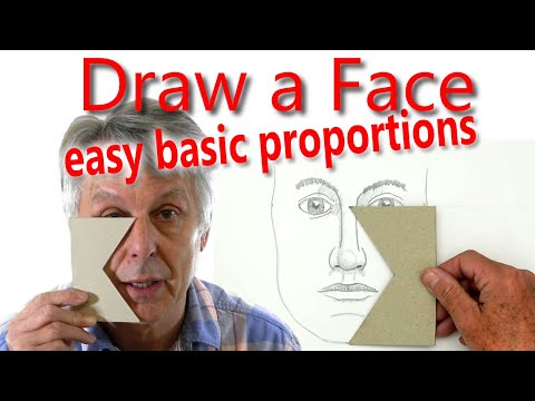 A Brilliantly Simple Technique for Drawing A Face in Proportion Every Time: PART 2