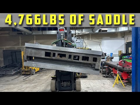 We Bought A Forklift And Rearranged Our Shop For This | Lucas Boring Mill 441B Project