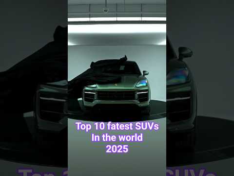 10 most fastest SUVs in the world 2025 #2025cars #carrankings #fastestsuvs #luxury #cars #bmw