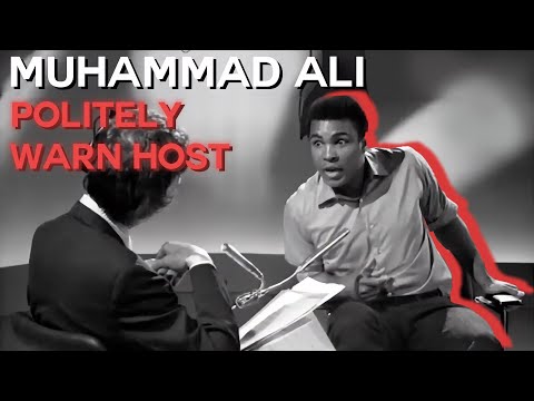 Muhammad Ali Politely Warn Host | Why's Everything White And White Devil With Cathal OShannon (1972)