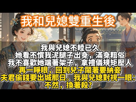 完結重生復仇文；我和兒媳雙重生後。我與兒媳不睦已久。她看不慣我泥腿子出身，滿身粗俗。我不喜歡她端著架子，拿禮儀規矩壓人。是以，兒子朝秦暮楚，醉臥花叢，我冷眼旁觀。公爹揮金如土，嬌養外室，她置之不理。