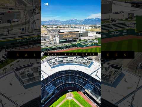 Check out the $140M Ballpark @ America First Square,🏠of the @minorleaguebaseball Salt Lake Bees🏟️